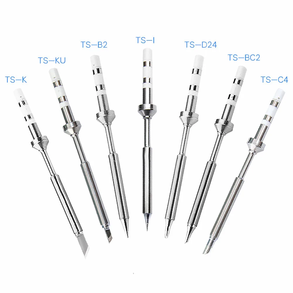Replacement solder tip for TS100 smart digital lcd electric soldering iron QODHH 