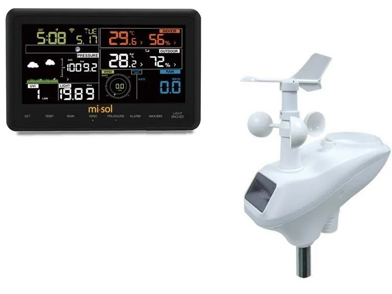 

Wireless Weather Station Weather Forecast Connect To Wifi Upload Data To Web Underground
