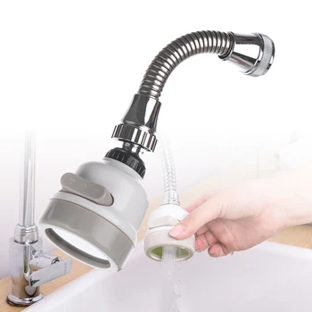 

New 360 Rotate Kitchen Shower Faucet Tap Can Adjusting Water Saving Bathroom Shower Faucet filtered Faucet Accessories