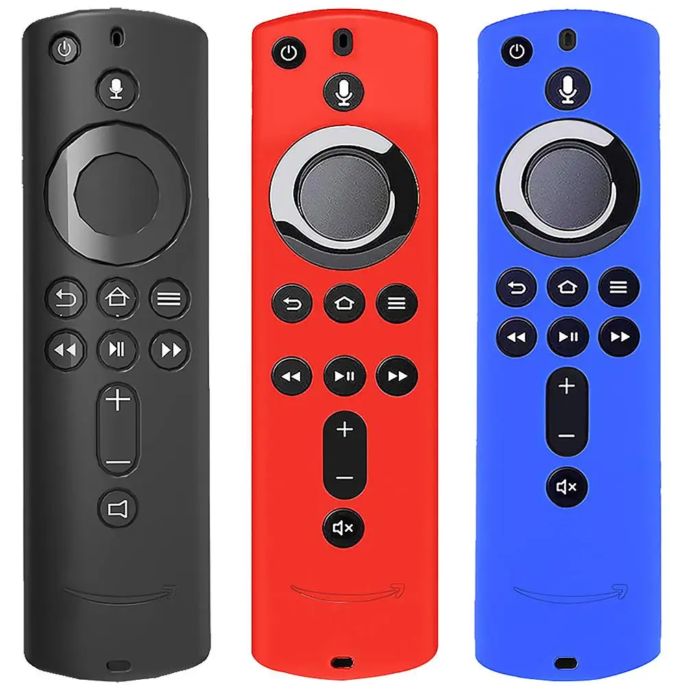 Противоударный и нескользящий чехол из мягкого силикона кожи для Amazon Fire Tv Stick 4K