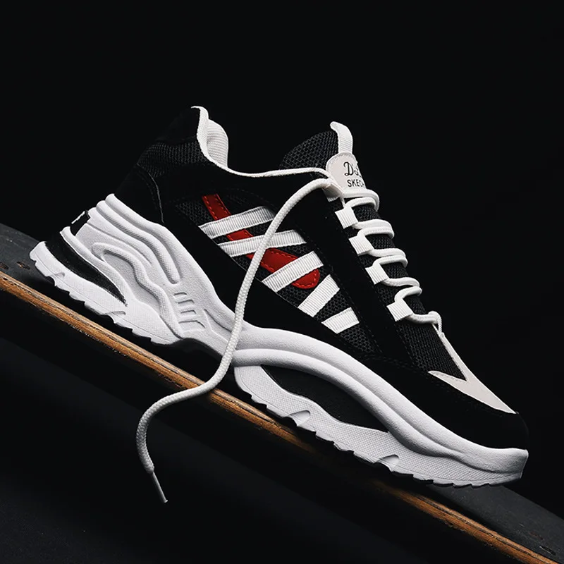 

2019 New Style Spring Korean-style Versatile MEN'S SHOES Hong Kong Style Super Fire Harajuku Dad Shoes Casual Street Athletic Sh