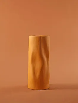 

Nordic Style Light Luxury Vase Decoration Living Room Flower Arrangement Irregular Ceramic Morandi Flower Ware