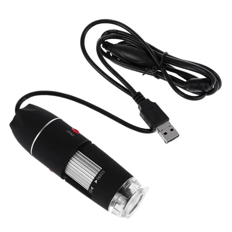 1600X камера 8LED OTG эндоскоп USB Цифровой Микроскоп увеличение с подставкой Y51B