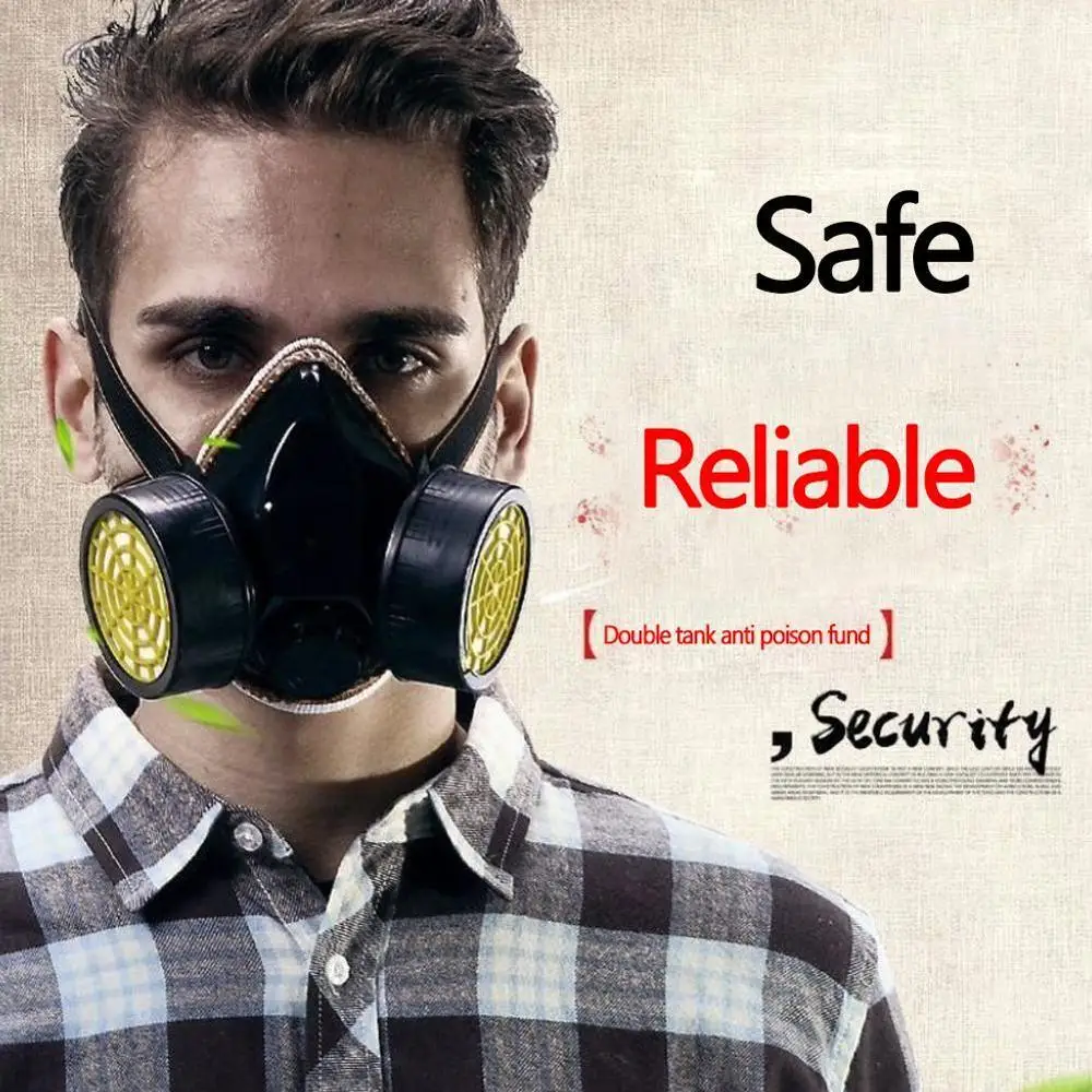 

Dust mask High Quality Protection Gas Mask Anti-fog Haze Industrial Anti Dust Mask Respirator drop Shipping outdoor mask