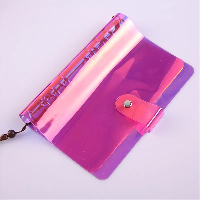 Лазерная Ослепительная Обложка для ноутбука A5/A6/A7 planificateur binder caderno argolado канцелярские аксессуары для ноутбуков для путешественников