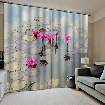 

louts curtains Customized 3d curtains new window balcony thickened windshield blackout curtains
