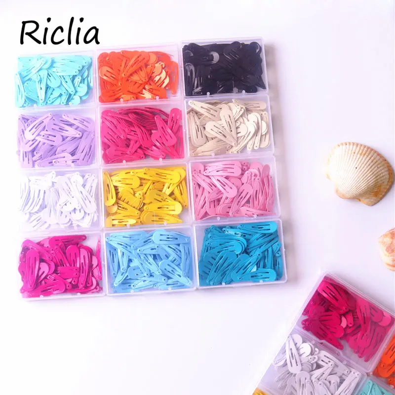 Riclia 50 шт./лот детские шпильки однотонные простые Детские аксессуары для волос