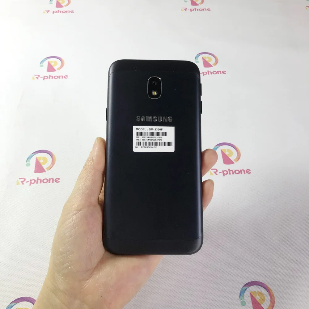 Original Samsung Galaxy J3 (2017) J330F 5.0 Inches Quad-core 2GB RAM 16GB ROM LTE NO NFC 13MP Camera Dual SIM Unlocked Cellphone refurbished samsung