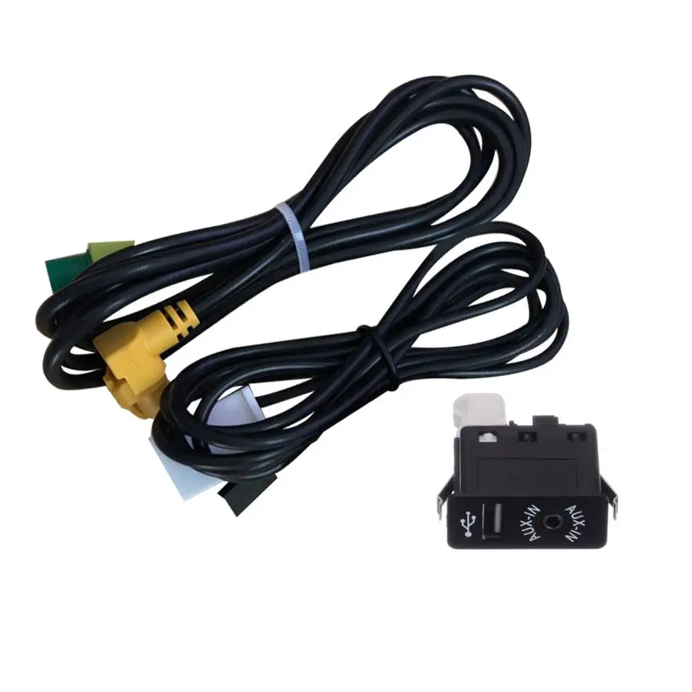 1,5 м автомобильный AUX USB кабель-переключатель для E60 E61 E63 E64 E87 E90 E70 F25 автомобильный AUX кабель USB кабель и USB розетка переключатель в одном комплекте