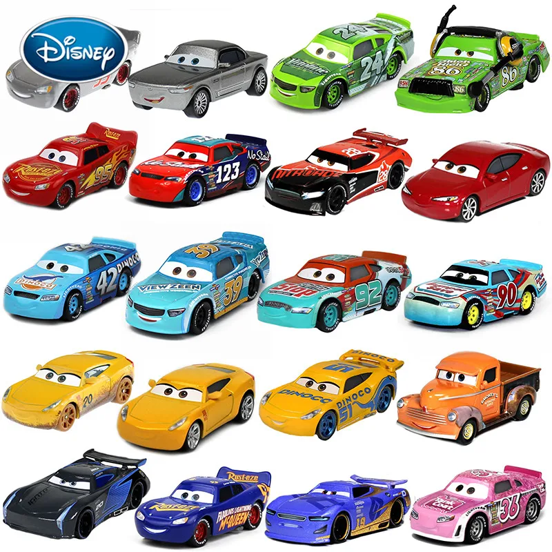 Disney Toy Car 3 20 Style For Kids 95 McQueen 1:55 High Quality Birthday Gift Alloy Cartoon Model Christmas |