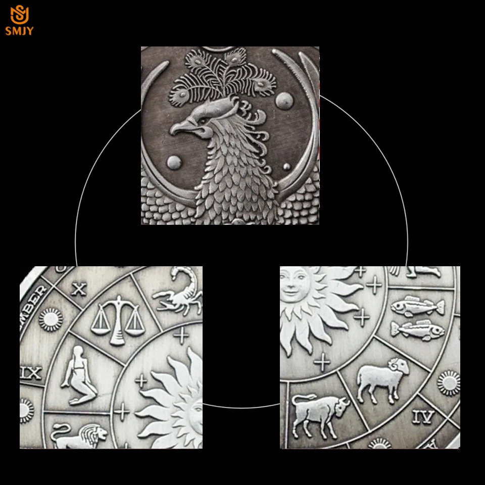 Scorpion Scorpio Zodiac Horoscope 40mm unusual coinage