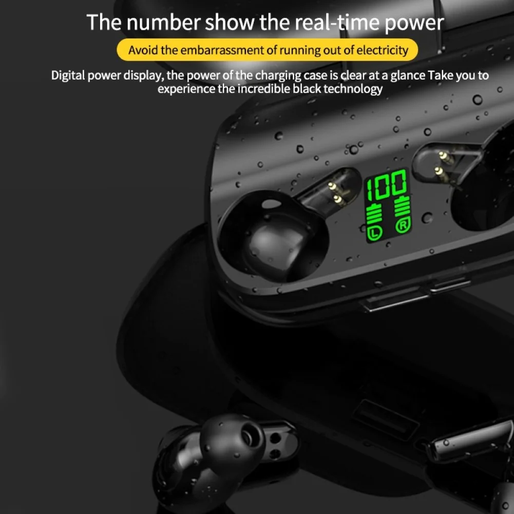 IWALK TWS Wireless Earbuds with 2000mAh Power Bank Charging Box Binaural Call Bluetooth 5 Earphone Touch Control Stereo Headset