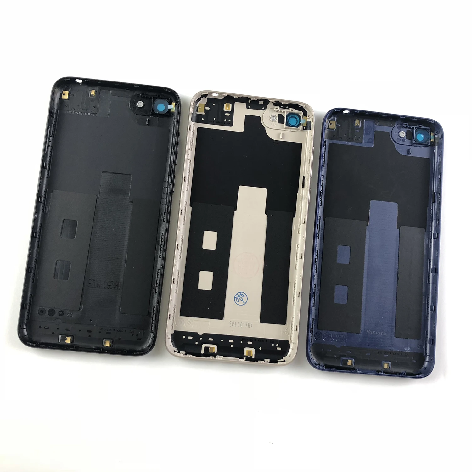 5,4" для huawei Honor 7A корпус крышка батареи задняя крышка и задняя камера Стекло Объектив Россия и Кнопки громкости питания+ логотип
