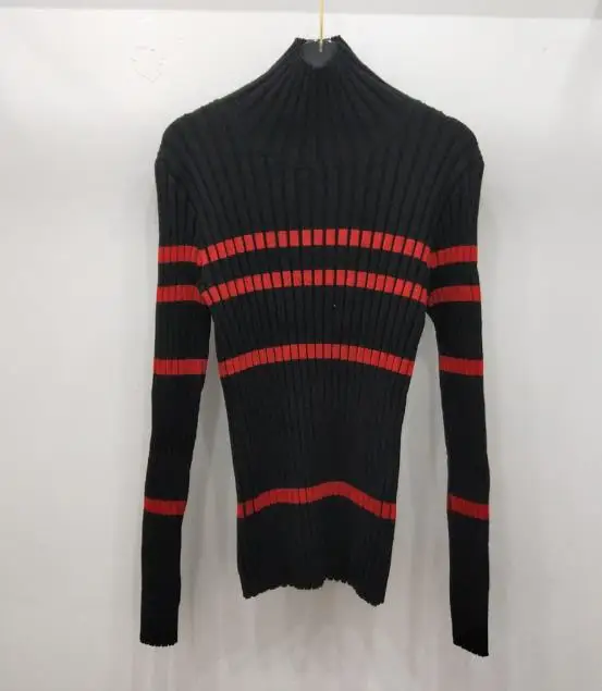 Новинка, весна-осень, женский свитер с длинным рукавом в британском стиле, пуловер, женский тонкий свитер в полоску, пальто
