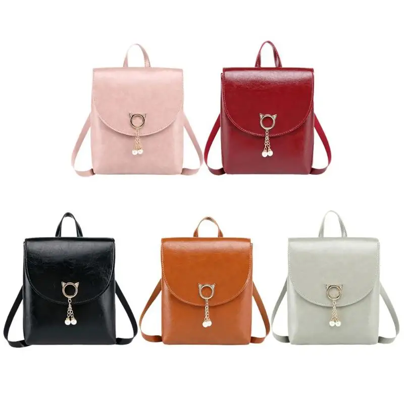 

Hot Sale Handbags Multi-function Women Mini Casual Backpack Leather Multi-function Travel Crossbody Shoulder Bags