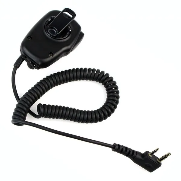 2 Pin Mini PTT Динамик микрофон для BAOFENG Kenwood иди и болтай Walkie Talkie BAOFENG UV-5R UV-82 BF-888S двухстороннее радио
