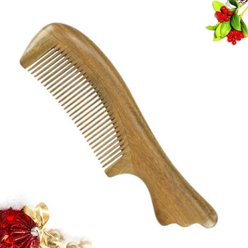 

Small Anti-static Comb Natural Wood Hair Combs Dense-tooth Hairdressing Combs for Adults Kids