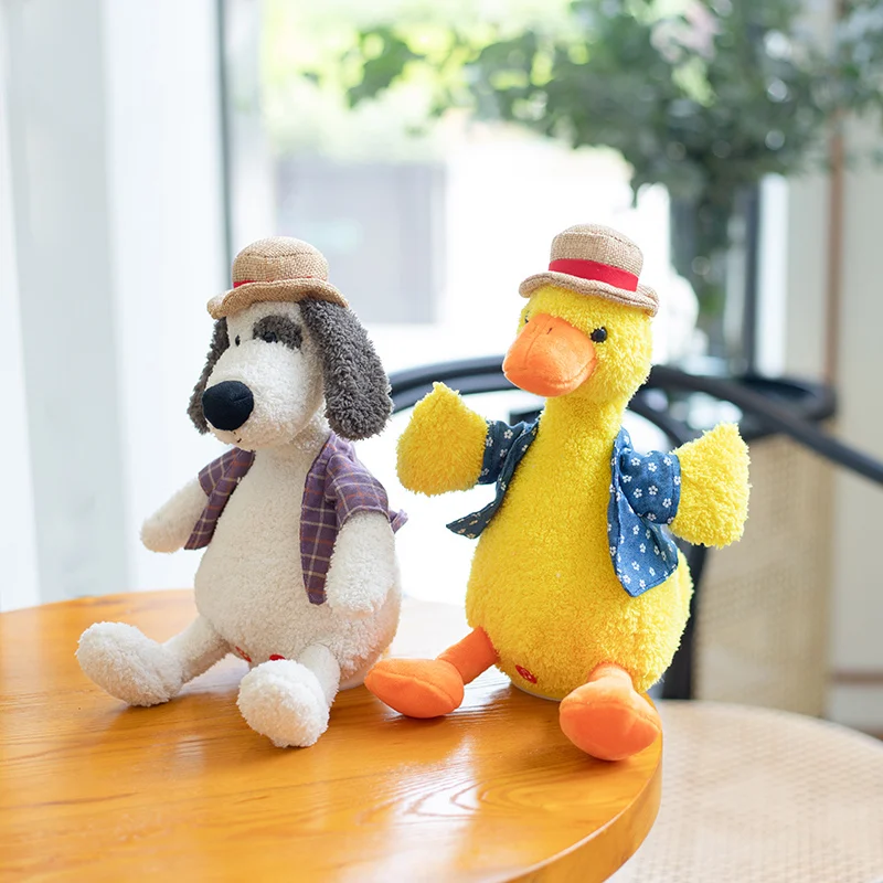 The Cute Stuffed Duck Toy That Can Learn To Talk And Sing Can Record, Sing And Dance, Connect To Bluetooth As A Gift For