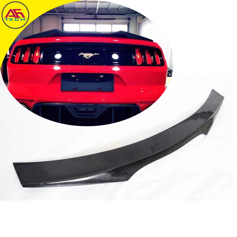 Углеродное волокно Mustang AG-tech спойлер задний Багажник крыло задний спойлер крыло задний багажник для Ford Mustang