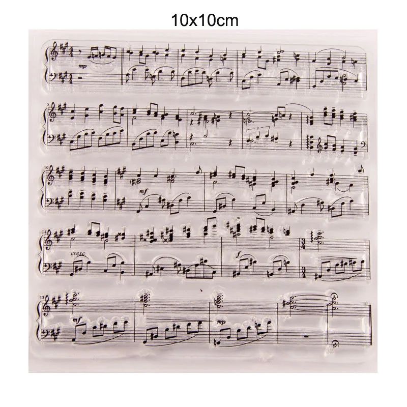 Music Background Clear Stamps 1