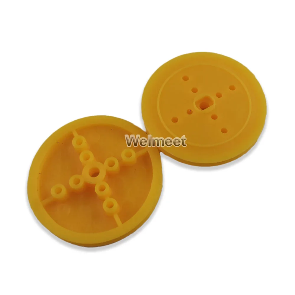 DIY 로봇 장난감 자동차 모델 변형을 위한 10pcs 36mm 동기식 벨트 플라스틱 풀리 휠
