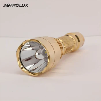 

Brass Astrolux C8 SST40/XP-L HI 1300lm 7/4modes A6 Driver EDC Tactical Flashlight 18650 Spotlight LED Torch Lantern Torch