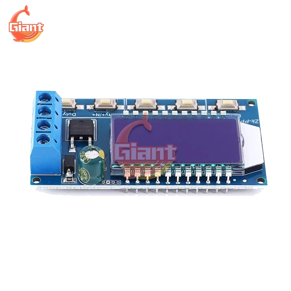 Signal Generator 8A Driver 1-Channel 1Hz-150KHz Dual Mode LCD PWM Pulse Frequency Duty Cycle Adjustable Module For Motor/Lamp
