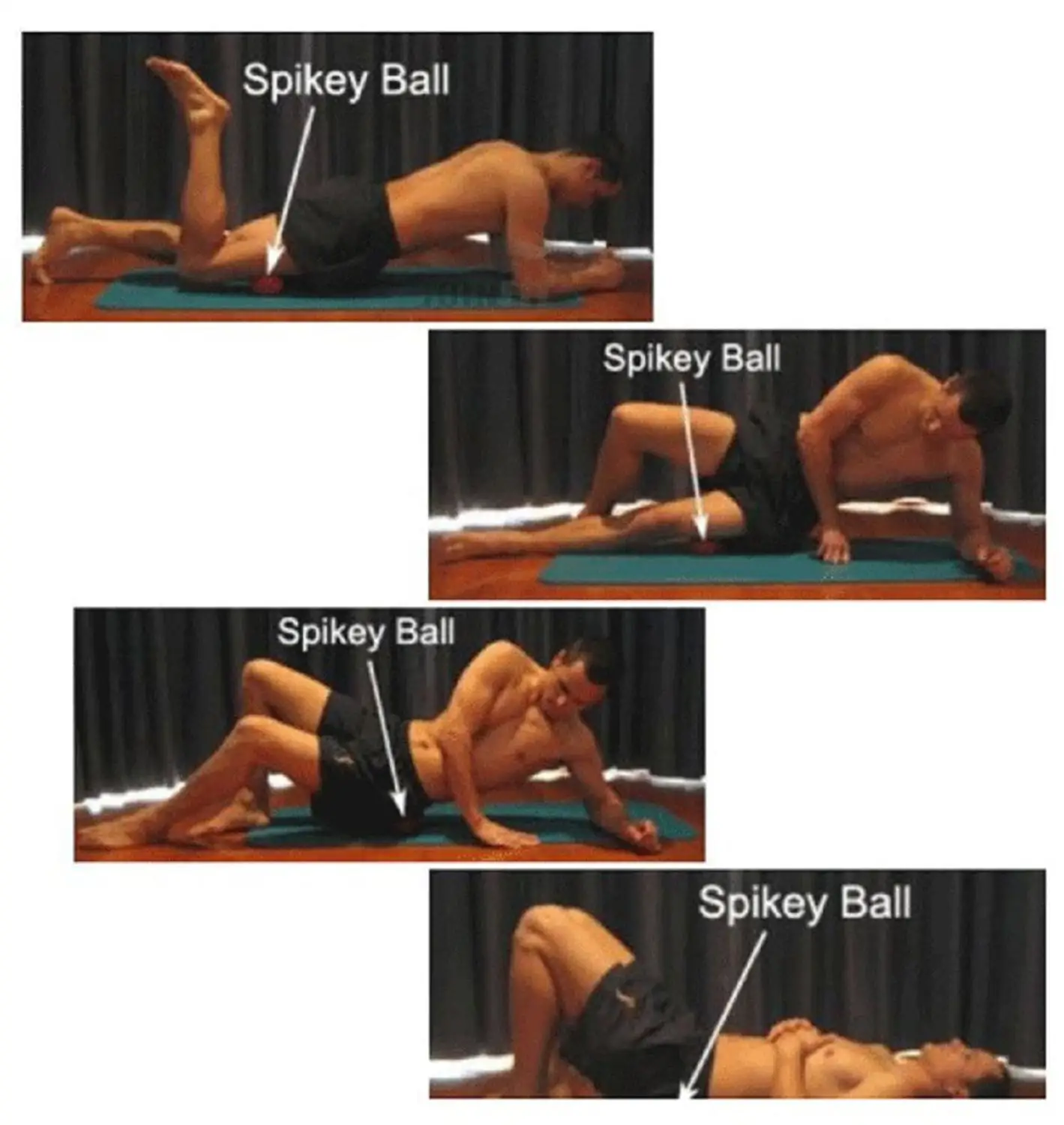 Fitness Pain Stress Trigger Point Knot Massage Yoga Ball Crossfit Bodybuilding Muscle Relief Yoga Exercise Training Fitness Ball