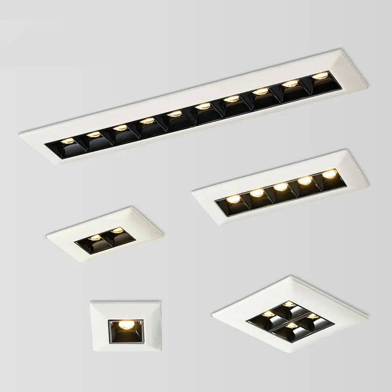 

Recessed Square COB Dimmable LED Downlights 2W/4W/8W/10W/20WCREE LED Ceiling Lights AC85V~265V LED Strip Lights Indoor Lighting