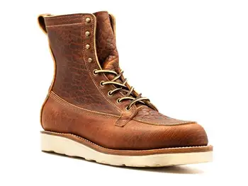 

New Fashion Men Pu Leather Low Heel Lace-up Shoe round Toe Ankle High Style Design Male High Quality Vintage Martin Boots 4M069