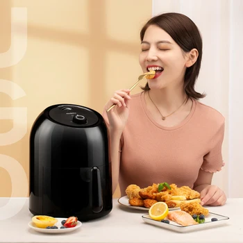 

Youpin 1000W 2.5L Multifunction Air Fryer Chicken Oil free Air Fryer Health Fryer Pizza Cooker Smart Touch LCD Electric Deep