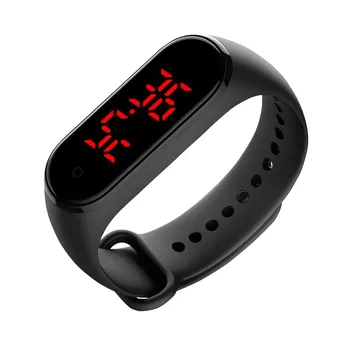 

Temperature Monitor Smart Band Time Display Smart Bracelet Touch Screen Sport Health Fitness Tracker Smart Wristband Women Men