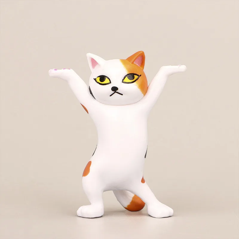 Funny Cat Pen Holder Toy Hold Everything Cat Earphone Bracket Home Decor Dancing Cat Pen Holder Anime
