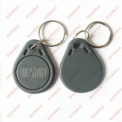 Grey-50pcs EM 4100/4102 Брелки 125 кГц RFID Близость ID карты брелки электронные ключи безопасности брелки - Цвет: Grey-50pcs