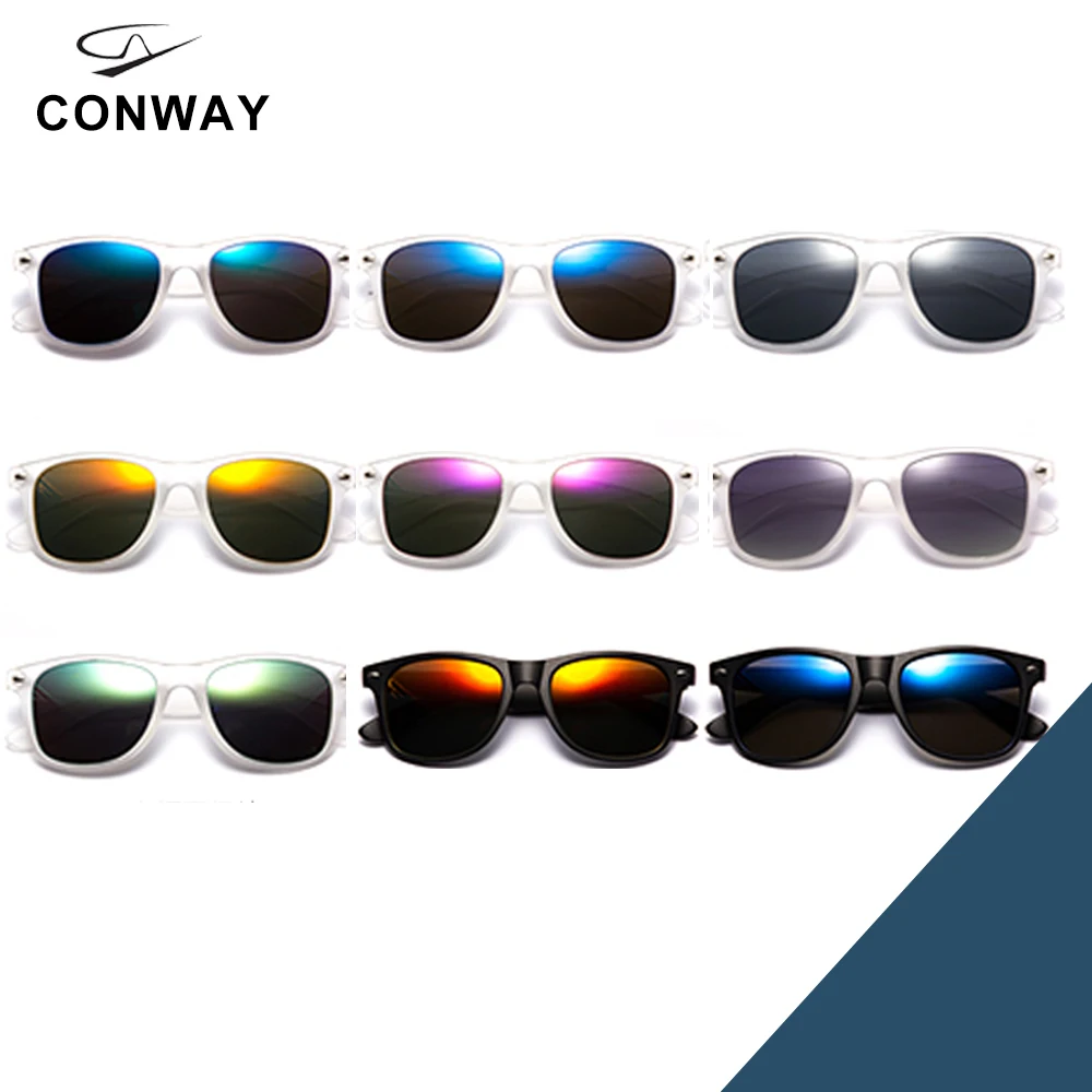 Conway, винтажные брендовые дизайнерские солнцезащитные очки для мужчин и женщин, поляризованный Ультрафиолетовый блок, солнцезащитные очки с чехлом, несколько цветов на выбор