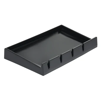 

Salon Barber Hair Clipper Tray Hair Trimmer Anti-slip Tray with 4 Slots Hair Cutting Machine Holder Hair Salon Tools Organizer