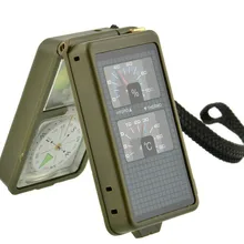 На открытом воздухе практичный набор контактов для тестирования 10 в 1 Набор инструментов многоцелевой компас