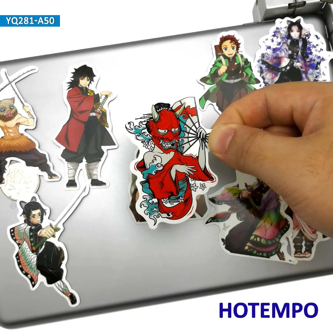 50 шт. японского аниме Demon Slayer Kamado Tanjirou Nezuko Zenitsu Inosuke наклейки для мобильного телефона ноутбука багаж чемодан наклейки