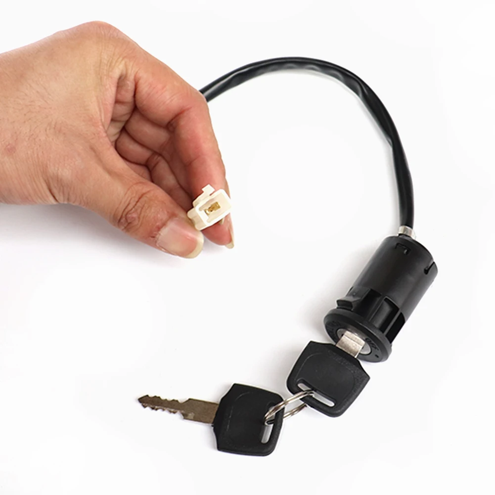Ignition Key Switch 2 Wires Ignition Keys Start Switch Lock For Gokart Karting ATV Go Kart Scooter Motorcycle motorcycle ignition switch motorcycle switch motorcycle key scooter lock set 1 Set