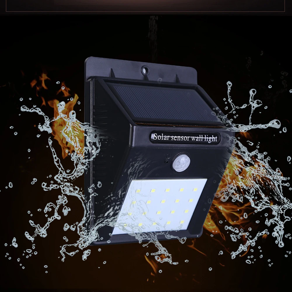 

30LED Solar Light Outdoor Solar Lamp PIR Motion Sensor Wall Light Waterproof Solar Powered lights for Garden