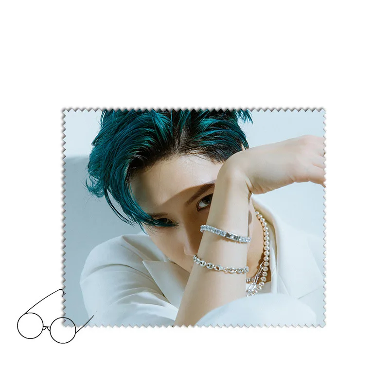 KPOP суперм очки Очиститель экран чистящие салфетки jpepping KAI LUCAS TAEMIN TAEYONG BAEKHYUN TEN MARK унисекс коллекция LJJ833