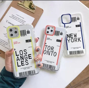 

100 pcs New Silicone soft case Protection Case with Flights Icon for Phone 11 pro max for phone 6/7/8/X/XR XS Max By Free DHL