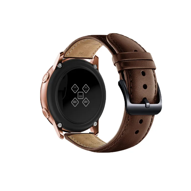 Для samsung Galaxy Watch активный ремешок кожаный умный ремешок для часов для active2 40 мм спортивный браслет ремни для растяжки аксессуары