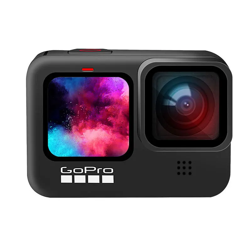 GoPro HERO 9 Black Underwater Action Camera 4K 5K with Color Front Screen, Sports Cam  20MP Photos, Live Streaming Go Pro HERO 9