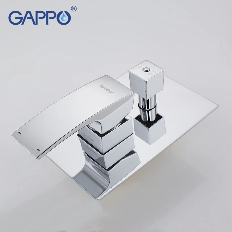 Душевая система GAPPO для ванной комнаты настенный смеситель с регулируемой