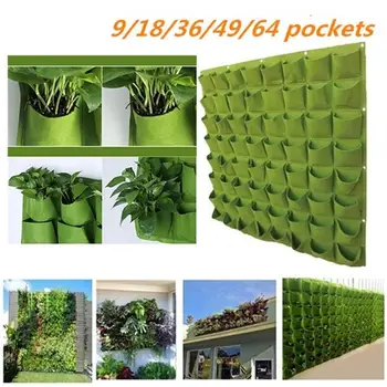 

Planting Bags Potato Grow Pot 9/18/36/49/64 Pockets Nonwoven Spring Vegetable Planter Vertical Creative Practical