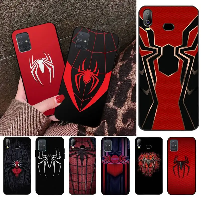 Классный мягкий чехол для телефона с изображением Человека-паука Marvel Samsung Galaxy A01