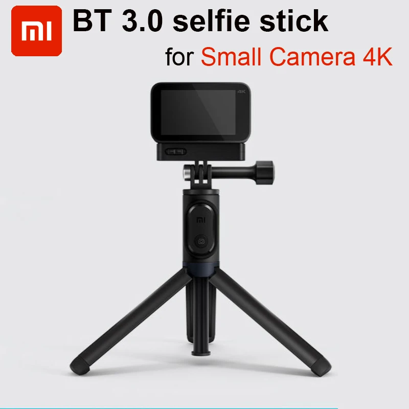 

Original Xiaomi Small Camera Selfie Stick Tripod Bluetooth 3.0 Remote Control 360° Rotation for Small Sport 4K Camera