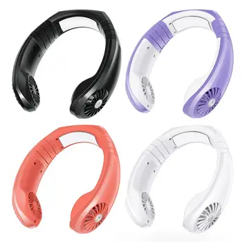 

USB Micro Portable 2 in 1 Air Cooler Mini Electric Air Conditioner Neck Fan