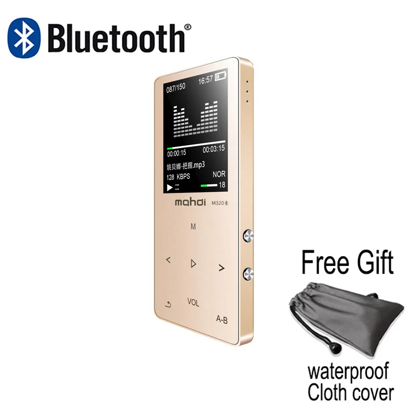 Mp4 плеер с bluetooth спортивный mp3 MP4 музыкальный ith динамик Портативный mp 4 медиа